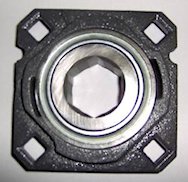 Assembly (housing with 210RRB6 bearing)for John Deere Round balers 385, 430, 435, 448, 456, 457, 458, 466, 467, 530, 535, 556, 557, 566, 567, Replaces AE74652 and AFH206196 - Click Image to Close